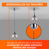 KIT DE 2 PIEZAS DE LUM INT S/LAMPARA SUSPENDIDO 100-240V BIANCA I TECNOLITE