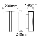 KIT DE 2 PIEZAS DE LÁMPARA DE INTERIOR TECNOLITE FIRENZE PARA SOBREPONER BASE E27