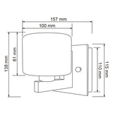 KIT DE 2 PIEZAS DE LAMPARA DE INTERIOR FILOS TECNOLITE PARA SOBREPONER BASE G9