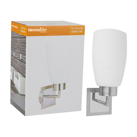 KIT DE 2 PIEZAS DE LAMPARA DE INTERIOR GIBRALTAR TECNOLITE PARA SOBREPONER BASE E27