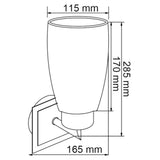 KIT DE 2 PIEZAS DE LAMPARA DE INTERIOR GIBRALTAR TECNOLITE PARA SOBREPONER BASE E27