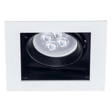 KIT DE 4 PIEZAS DE LÁMPARA DE INTERIOR EMPOTRABLE ALICANTE TECNOLITE BASE GX5.3 DIRIGIBLE BLANCO