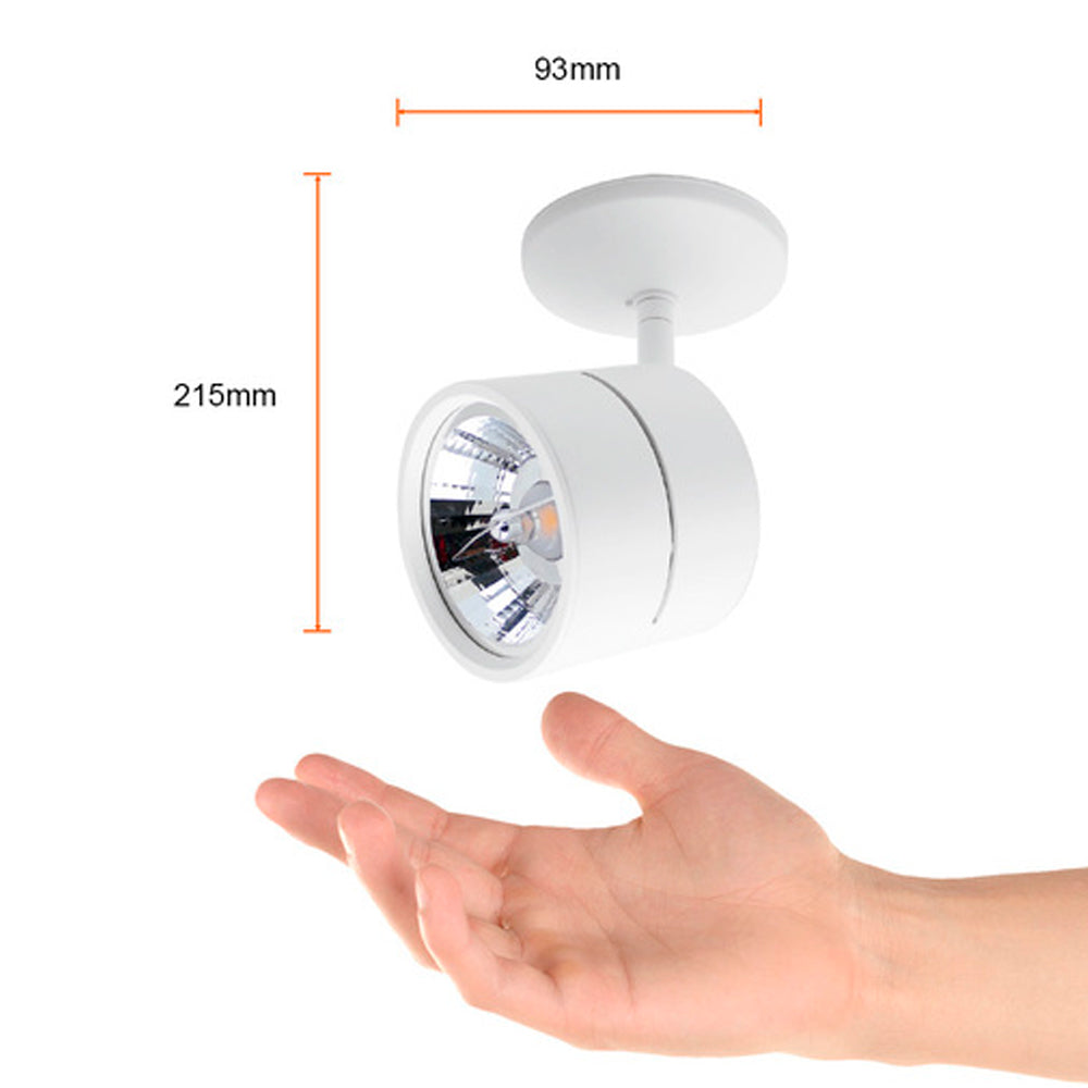 KIT DE 2 PIEZAS DE LAMPARA DE INTERIOR TECNOLITE AVOIR I SPOT PARA SOBREPONER BASE G53 BLANCO