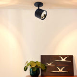 KIT DE 2 PIEZAS DE LAMPARA DE INTERIOR TECNOLITE AVOIR I SPOT PARA SOBREPONER BASE G53 NEGRO