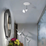 KIT DE 5 PIEZAS DE LUMINARIO INT ACENTO SPOT SOBREPONER 6W 100-240V GU10 BLANCO BAVENO