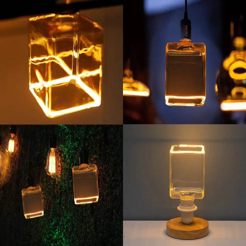 KIT DE 3 PIEZAS DE LAMPARA FIL 6W 22K CRI90 E27 6DCLED16FL22VCT