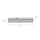 KIT DE 3 PIEZAS DE LÁMPARA DE EMERGENCIA LED TECNOLITE MEBSUTA III RECARGABLE 1W LUZ DE DÍA PORTÁTIL LED INTEGRADO