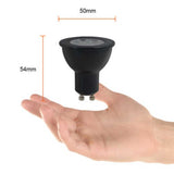 KIT DE 6 PIEZAS DE FOCO LED TECNOLITE 6W LUZ DE LUNA COLOR VERDE IP65 BASE GU10