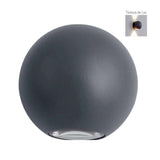 KIT DE 2 PIEZAS DE LAMPARA DE EXTERIOR LED TECNOLITE VERITATE II PARA SOBREPONER 6W LUZ SUAVE CALIDA