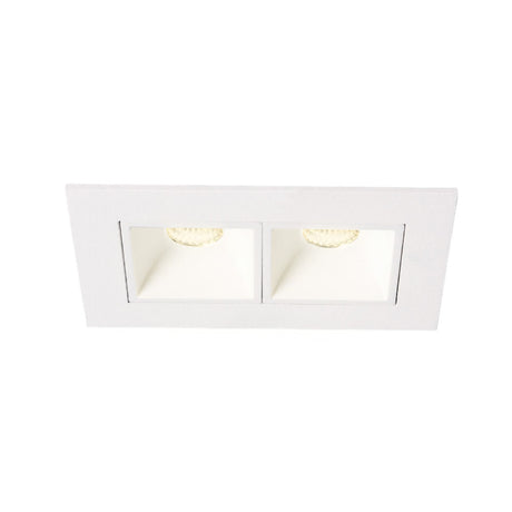 KIT DE 2 PIEZAS DE LAMPARA EMPOTRABLE LED TECNOLITE LUCIDA II 6.5W LUZ SUAVE CALIDA BASE GU10