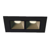 KIT DE 2 PIEZAS DE LAMPARA EMPOTRABLE LED TECNOLITE LUCIDA II SMART 6W LUZ SUAVE CALIDA ATENUABLE COMPATIBLE CON APP MOVIL Y ASISTENTES DE VOZ NEGRO