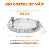 KIT DE 13 PIEZAS DE LÁMPARA DE INTERIOR EMPOTRABLE BUCARAMANGA VI TECNOLITE NO ATENUABLE 6W LED INTEGRADO LUZ SUAVE CÁLIDA
