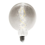 KIT DE 4 PIEZAS DE LAMP. LED 7W/127V. ESFERA CRISTAL AMBAR 2700K LUZ SUAVE CALIDA E27 ***NO ATENUABLE***