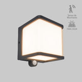 KIT DE 2 PIEZAS DE EXT LED S/PISO 7.5W300LM3000K GRIS PERDITA TECNOLITE