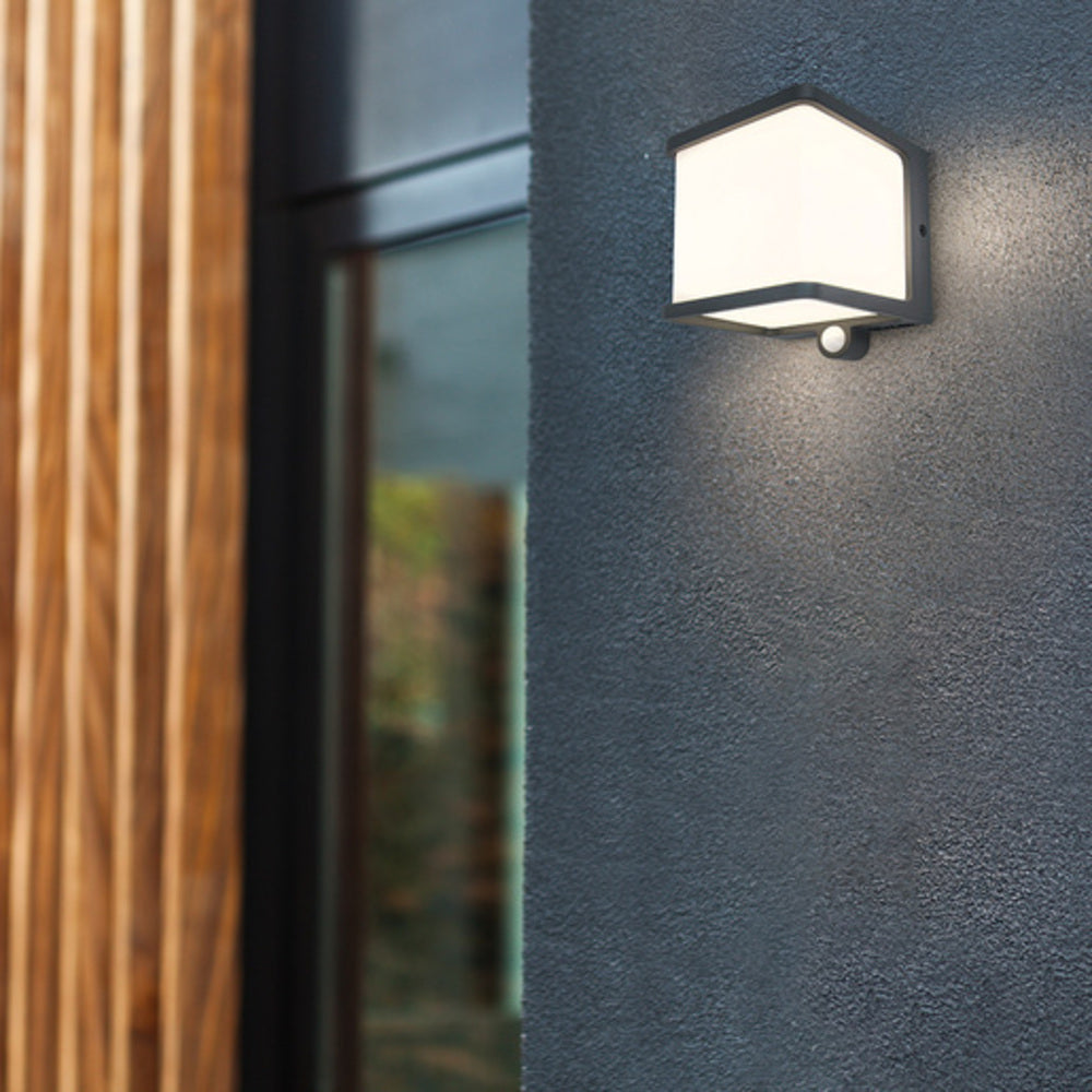 KIT DE 2 PIEZAS DE EXT LED S/PISO 7.5W300LM3000K GRIS PERDITA TECNOLITE