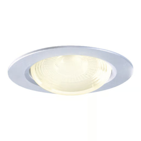 KIT DE 14 PIEZAS DE LÁMPARA EMPOTRABLE LED TECNOLITE REGULUS 7W LUZ SUAVE CÁLIDA SATINADO