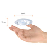 KIT DE 14 PIEZAS DE LÁMPARA EMPOTRABLE LED TECNOLITE REGULUS 7W LUZ SUAVE CÁLIDA SATINADO