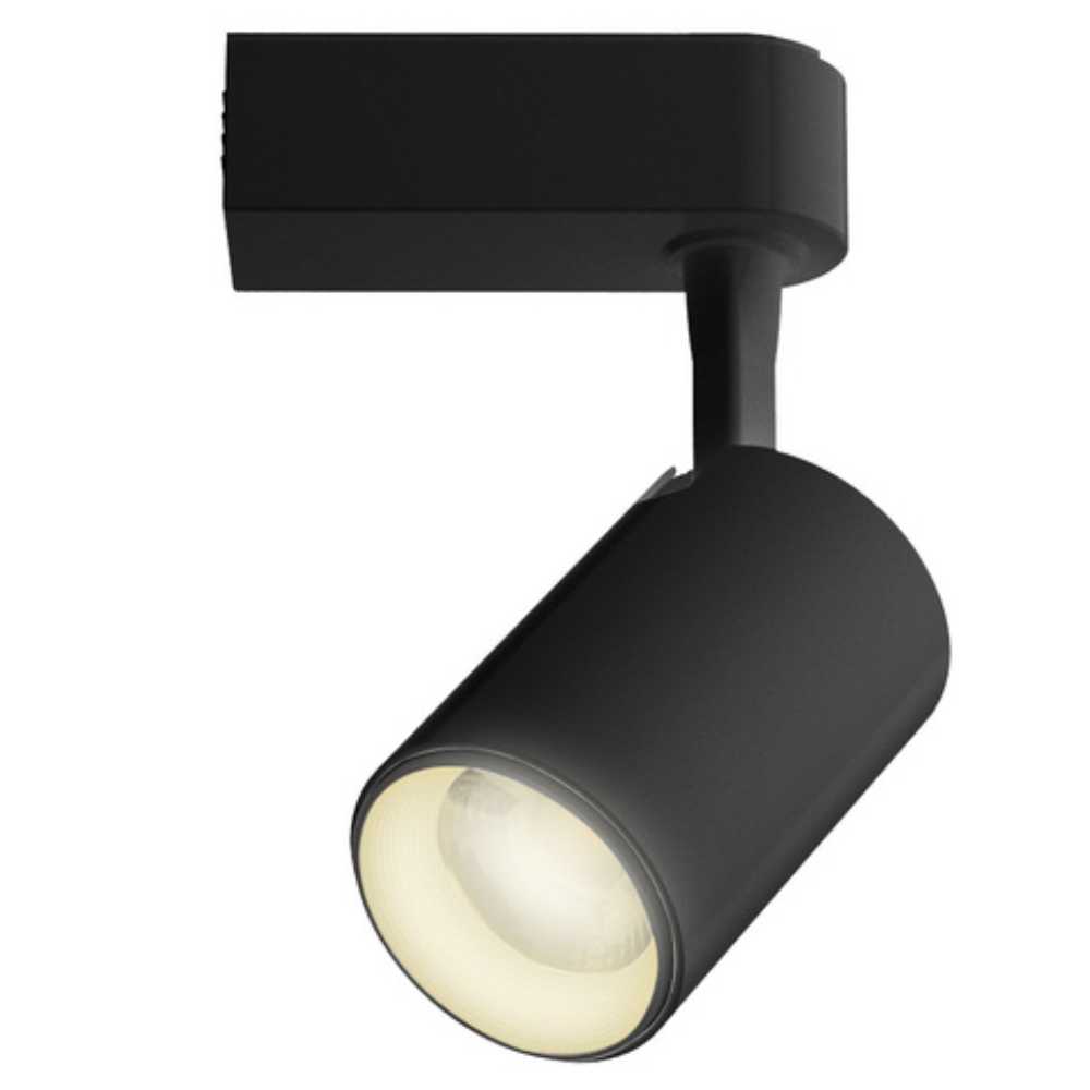 KIT DE 3 PIEZAS DE LÁMPARA DE INTERIOR LED TECNOLITE BEID I SPOT PARA RIEL 7W LUZ SUAVE CÁLIDA NEGRO