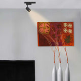 KIT DE 3 PIEZAS DE LÁMPARA DE INTERIOR LED TECNOLITE BEID I SPOT PARA RIEL 7W LUZ SUAVE CÁLIDA NEGRO