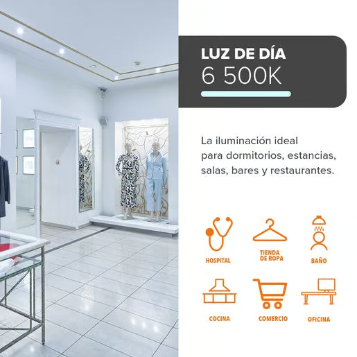 KIT DE 23 PIEZAS DE LAMPARA FIL 8W 65K CRI80 E27 A19 APERLADO