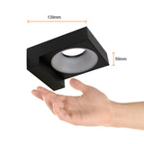 KIT DE 2 PIEZAS DE LAMPARA DE EXTERIOR LED AACHEN III TECNOLITE PARA SOBREPONER 8W LUZ SUAVE CALIDA