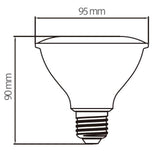 KIT DE 10 PIEZAS DE FOCO LED TECNOLITE PAR30 8.5W LUZ DE DIA BASE E27
