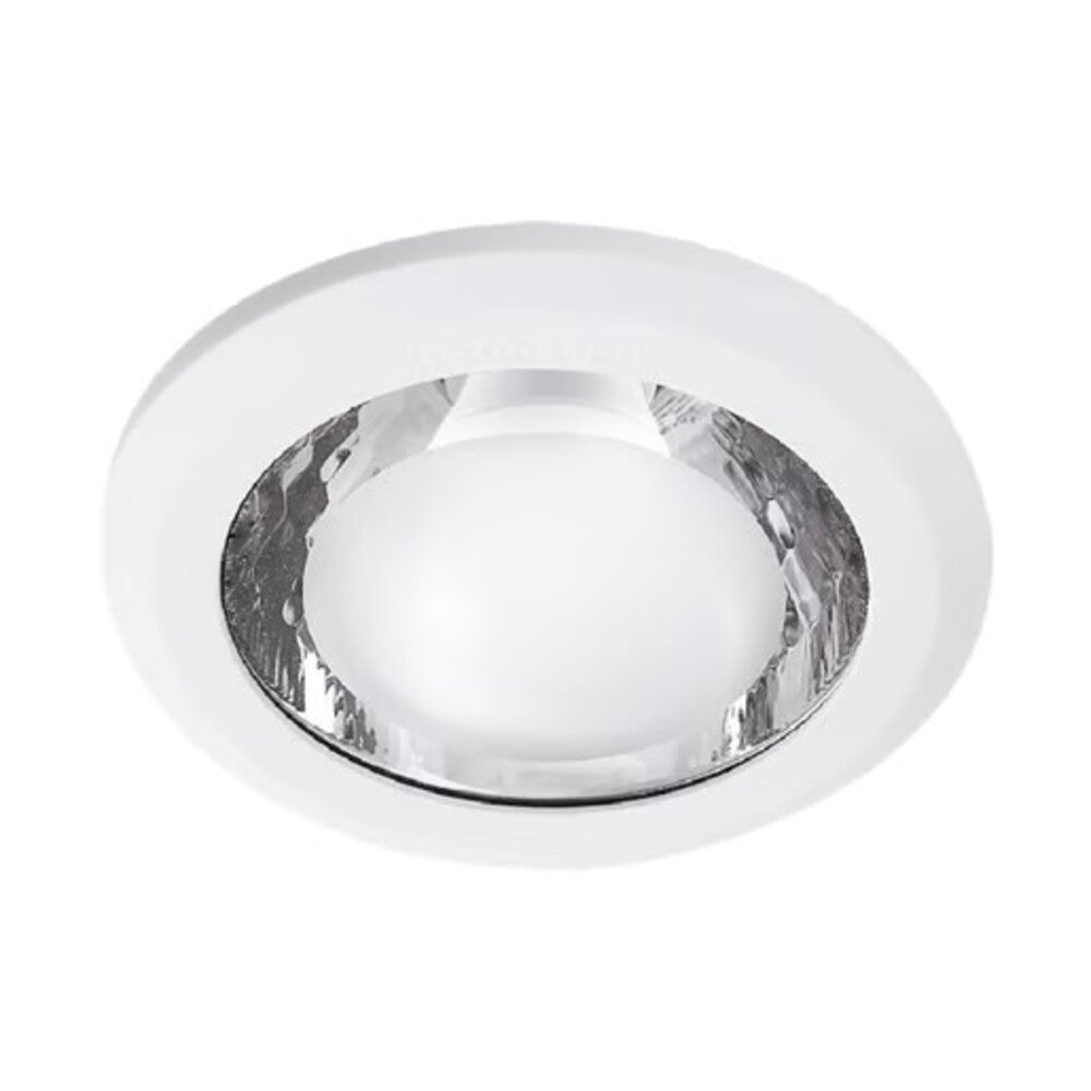 KIT DE 4 INTERIORES PARA EMPOTRAR DE LED 8.5W LUZ BLANCO CALIDO 750 LUMENES  COLOR BLANCO TECNOLITE