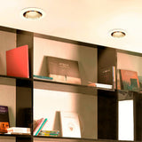 KIT DE 4 INTERIORES PARA EMPOTRAR DE LED 8.5W LUZ BLANCO CALIDO 750 LUMENES  COLOR BLANCO TECNOLITE