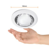 KIT DE 4 INTERIORES PARA EMPOTRAR DE LED 8.5W LUZ BLANCO CALIDO 750 LUMENES  COLOR BLANCO TECNOLITE