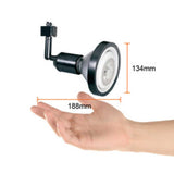 KIT DE 4 PIEZAS DE LUM. INT. SPOT RIEL 18W/100-240V. NEGRO E-27 TECNOLITE