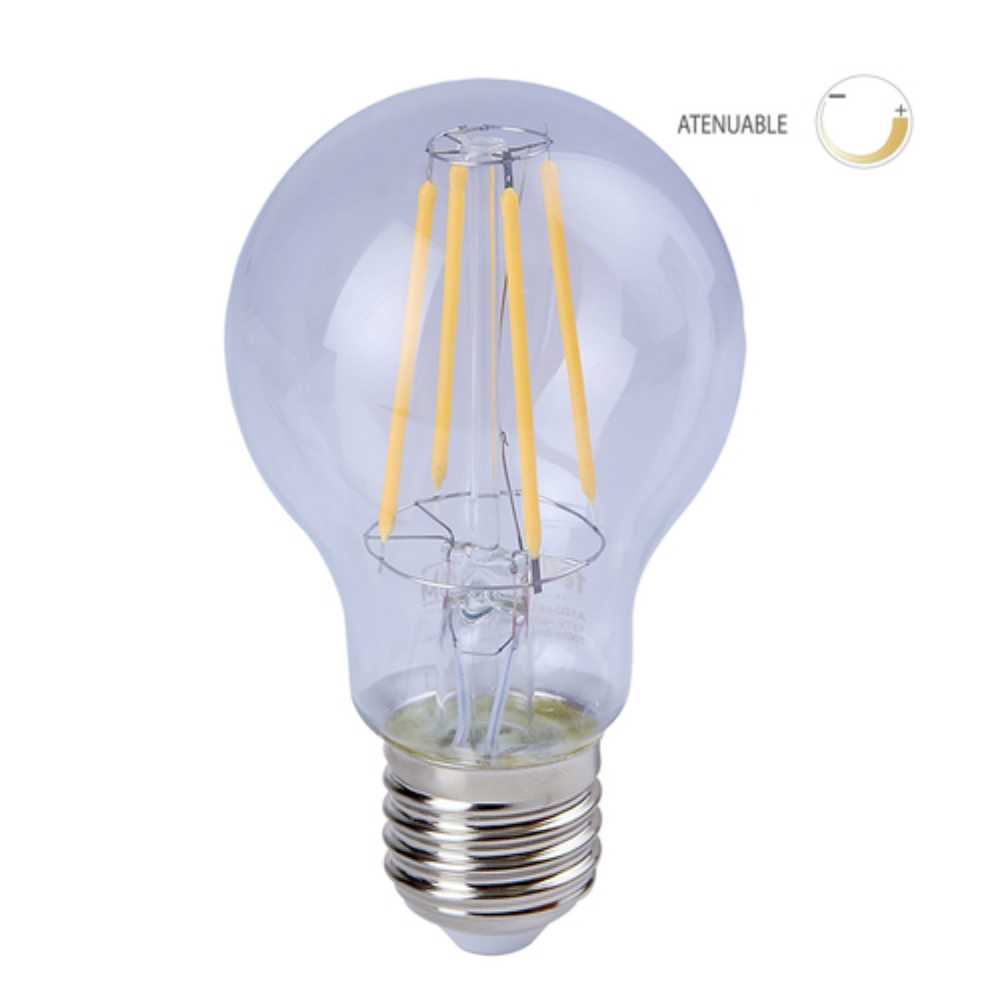 KIT DE 11 PIEZAS DE FOCO LED TECNOLITE DE FILAMENTO 7W LUZ SUAVE CALIDA BASE E27