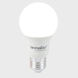 KIT DE 54 PIEZAS DE FOCO LED TECNOLITE HIDRUS I 8.5W LUZ SUAVE CALIDA NO ATENUABLE BASE E27