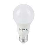 KIT DE 9 PIEZAS DE PAQUETE DE TRES FOCOS LED TECNOLITE 8.5W LUZ DE DIA BASE E27