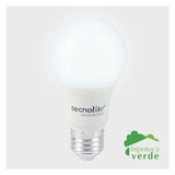 KIT DE 9 PIEZAS DE PAQUETE DE TRES FOCOS LED TECNOLITE 8.5W LUZ DE DIA BASE E27