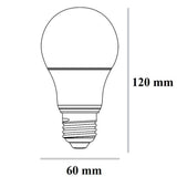 KIT DE 45 PIEZAS DE FOCO LED TECNOLITE 11W LUZ SUAVE CALIDA BASE E27