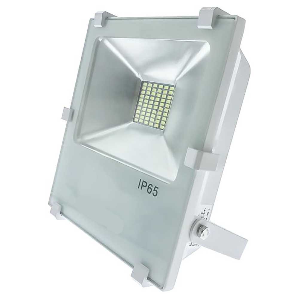 KIT DE 2 PIEZAS DE LUMINARIO FLOOD-NEO IP65 20 W 2700K LUZ BLANCO CALIDO 100-240 VOLTS COLOR BLANCO ESTEVEZ