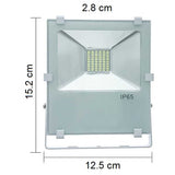 KIT DE 2 PIEZAS DE LUMINARIO FLOOD-NEO IP65 20 W 2700K LUZ BLANCO CALIDO 100-240 VOLTS COLOR BLANCO ESTEVEZ