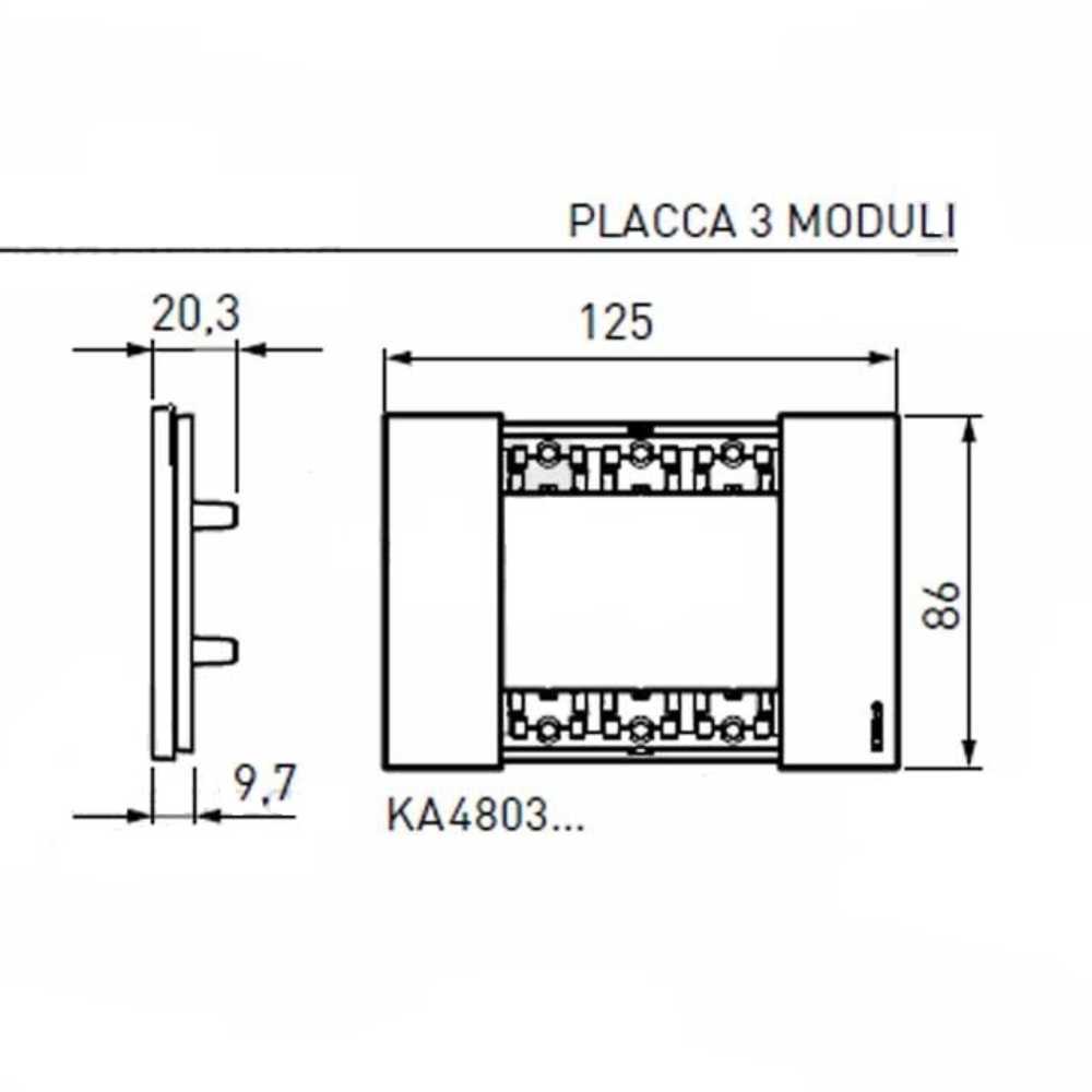 PLACA COLOR ARENA 3 MODULO MCA LIVING NOW