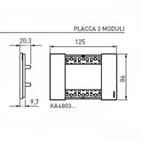 PLACA COLOR ARENA 3 MODULO MCA LIVING NOW