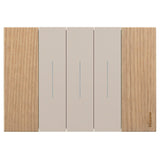 PLACA MADERA DE ROBLE 3 MOD. LIVING NOW