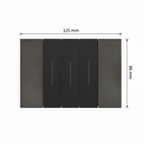 PLACA METALICA COLOR SPACE 3 MODULO MCA LIVING NOW