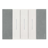 PLACA METALICA COLOR LUNA 3 MODULO MCA LIVING NOW