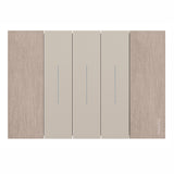 PLACA METALICA COLOR COBRE 3 MODULO MCA LIVING NOW