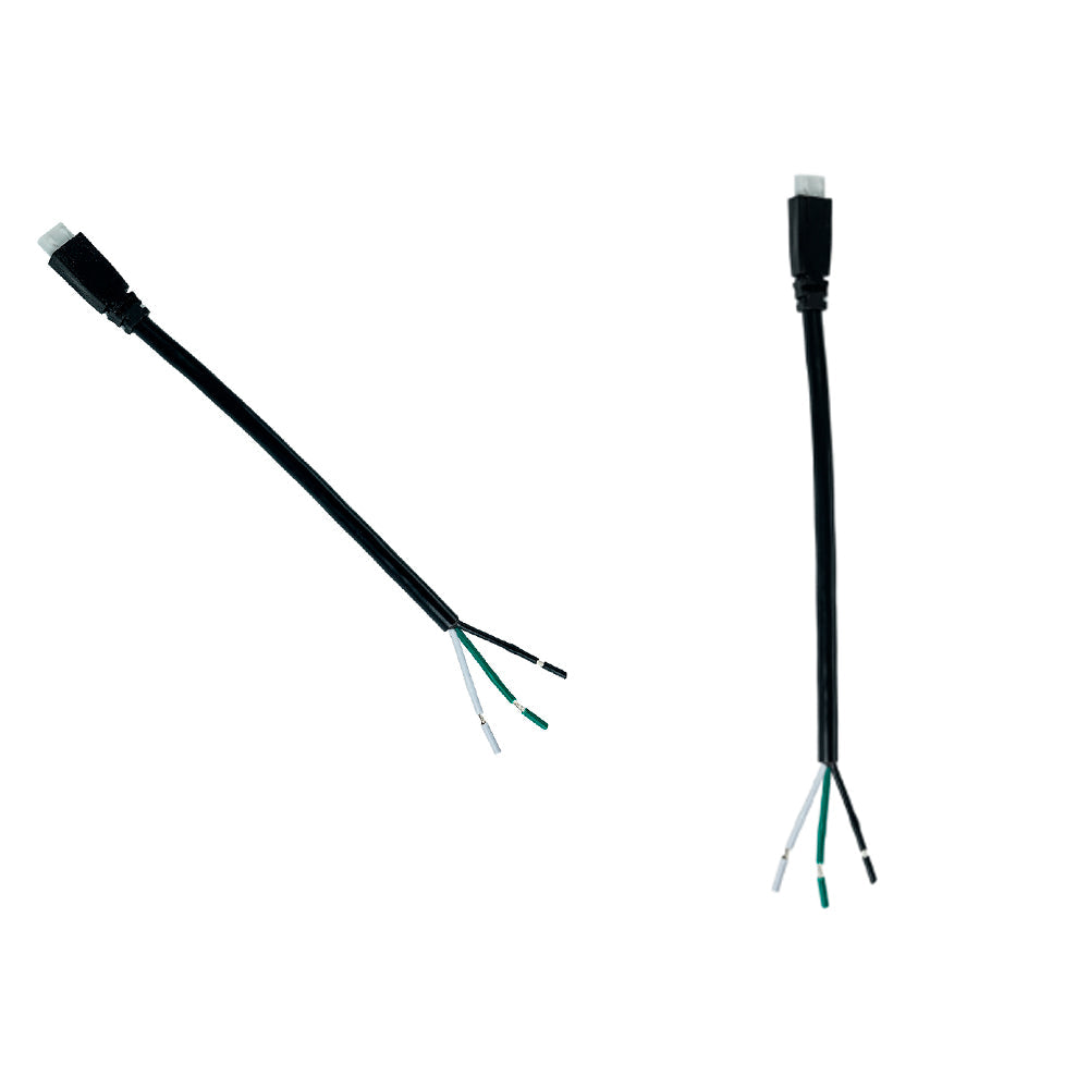 KIT DE 25 PIEZAS DE CONECTOR DE ALIMENTACION NEGRO