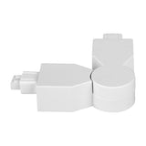 KIT DE 12 PIEZAS DE CONECTOR FLEXIBLE LATERAL 240 BLANCO ADLFCLEDCLB