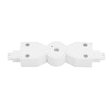 KIT DE 12 PIEZAS DE CONECTOR FLEXIBLE LATERAL 240 BLANCO ADLFCLEDCLB