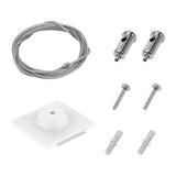 KIT DE 13 PIEZAS DE CABLE DE ACERO PARA SUSPENDER 1 M