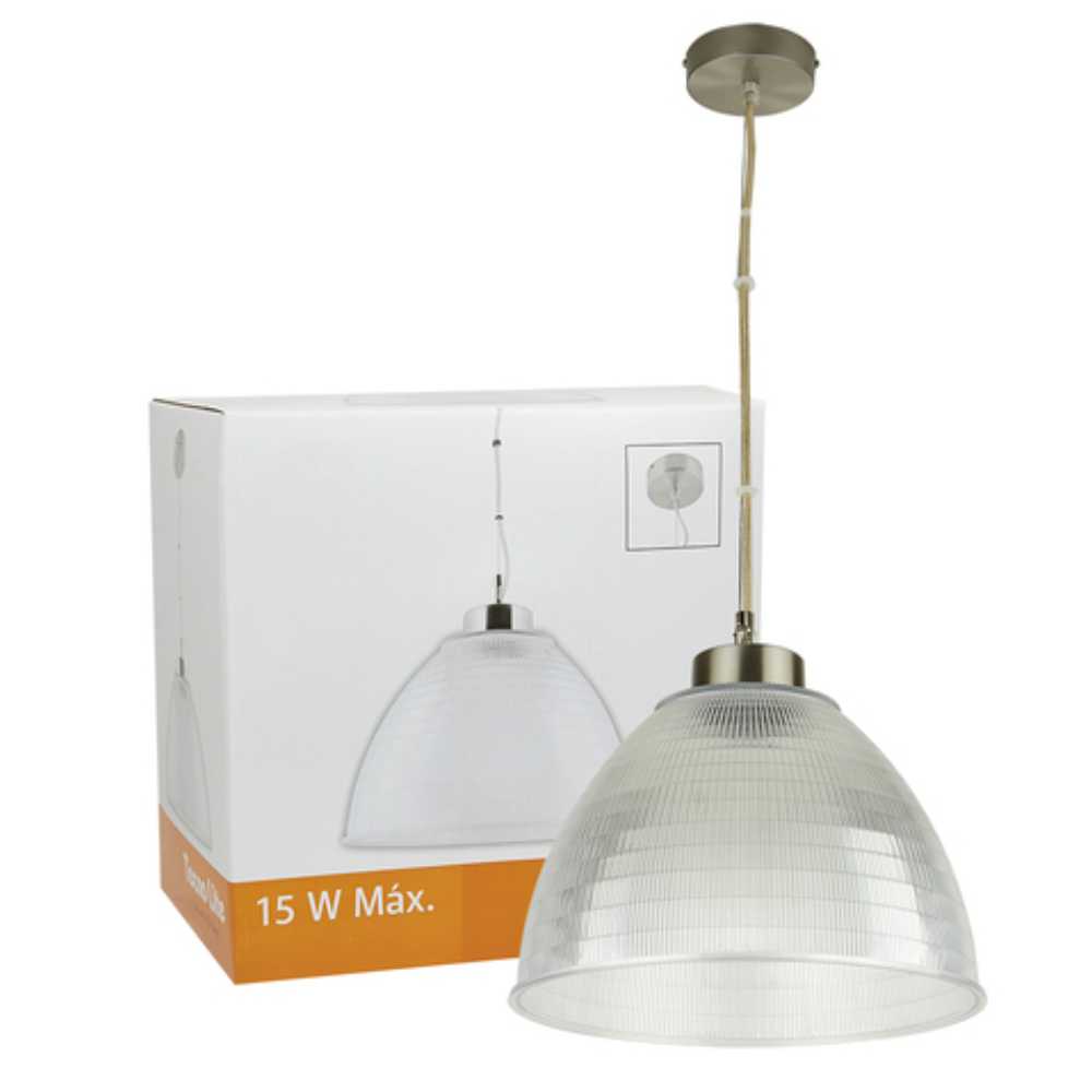 KIT DE 2 PIEZAS DE LAMPARA DE INTERIOR PARA SUSPENDER LUCCA TECNOLITE BASE E27