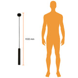 KIT DE 2 PIEZAS DE COLGANTE METALICO LED EPSILON TECNOLITE 1.53 METROS DE ALTURA 3W LUZ SUAVE CALIDA LED INTEGRADO