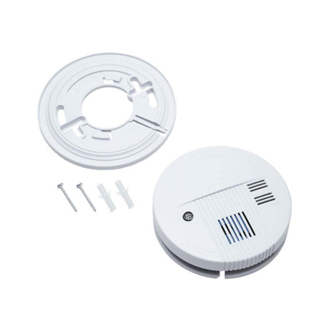 KIT DE 4 DETECTORES DE HUMO FOTOELECTRICO PARA INTERIORES COLOR BLANCO TECNOLITE